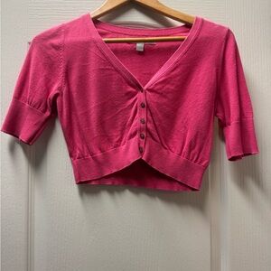 Pink Button-Up Women's Top